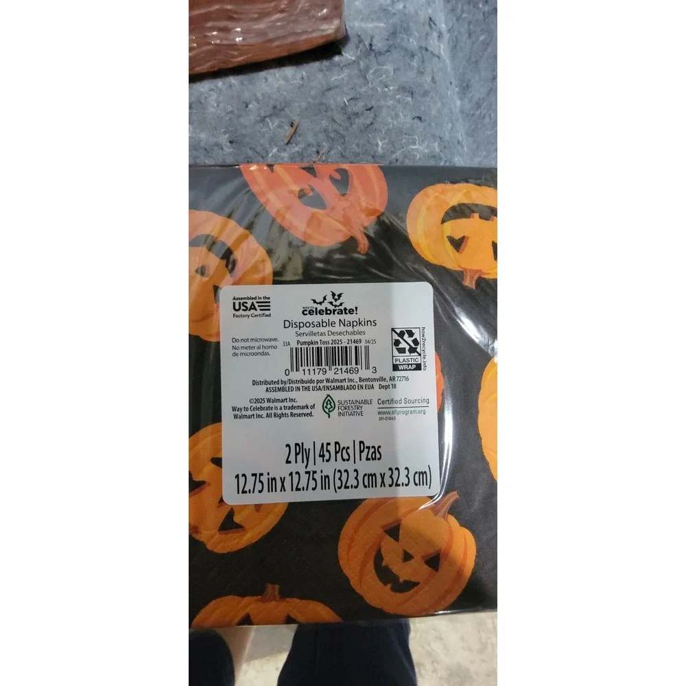 Halloween set plates